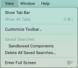 using a saved search